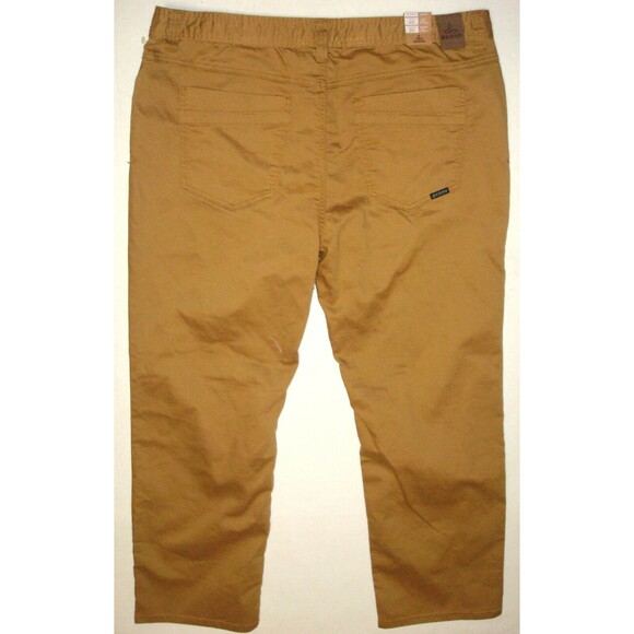 NWT New Mens 40 X 30 Prana Organic Bridger Jean Embark Brown Dark Yellow Mustard - Picture 5 of 7